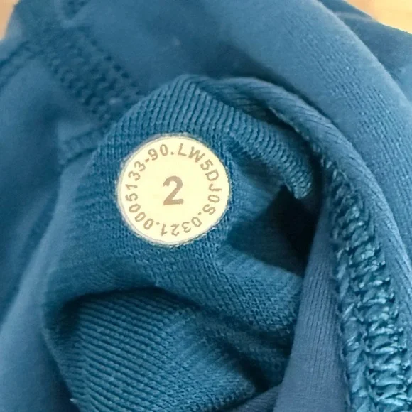 Lululemon Wunder Under Leggings Bundle | Teal & Navy High Rise Luxtreme — Size 2 - Picture 11 of 11